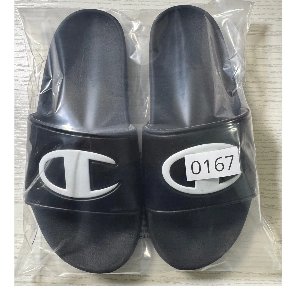 Kids Champion Slide Sandals / Size 2 /‎ SKU 0167